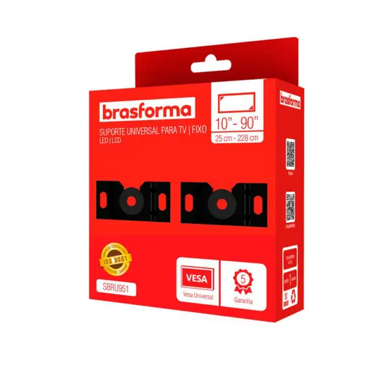 SUPORTE P/TV LCD/LED 10-90 - BRASFORMA