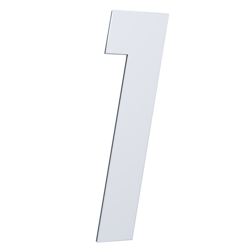 NUMERO 130MM BRANCO - 1 - METALMIDIA