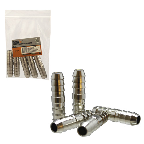 CONECTOR EMENDA RETO 3/8" - 5PCS - BESTFER