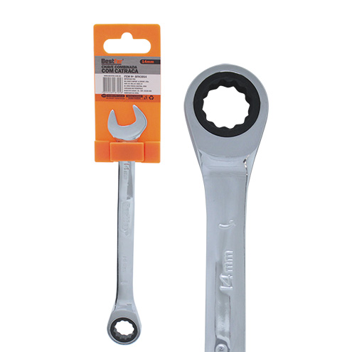 CHAVE COMBINADA COM CATRACA - 14MM - BESTFER