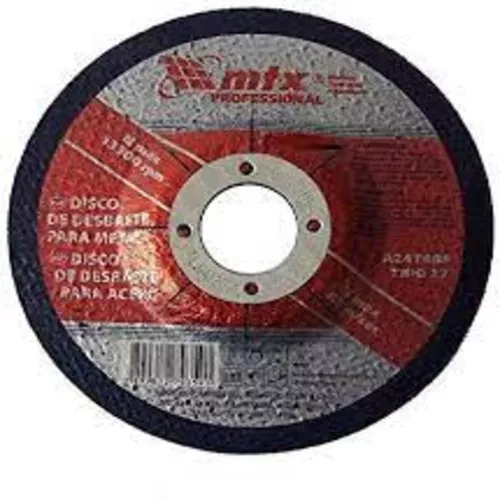 DISCO DE DESBASTE PARA METAL 115 X 4,8 X 22,2MM - MTX