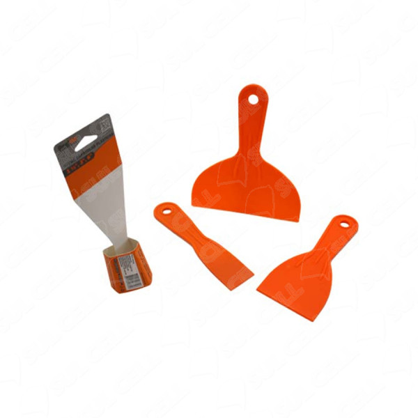 KIT ESPATULAS PLASTICAS 1.5", 3", 6" - BESTFER