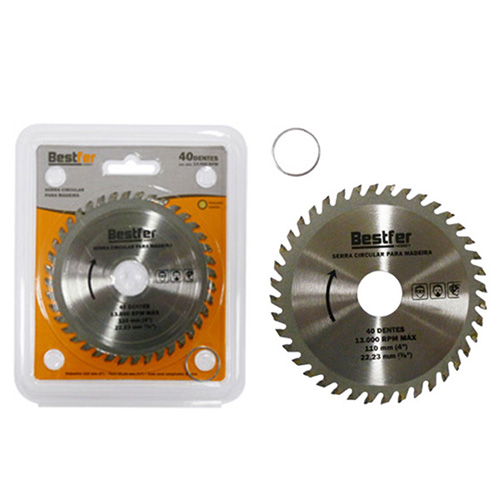 SERRA CIRCULAR P/MADEIRA 4"110MM 40DENTES - BESTFER