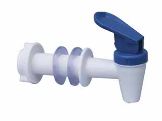 TORNEIRA BEBEDOURO BRANCA/AZUL 22MMX17MM C/NIPLE 13MM - BESTFER