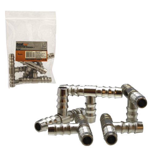 CONECTOR EMENDA T 5/16 - 5PCS - BESTFER