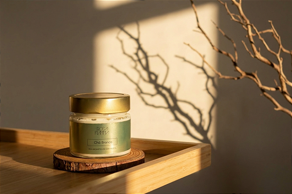 Vela Aromática Chá Branco