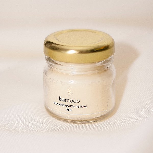 Mini Vela Aromática Bamboo