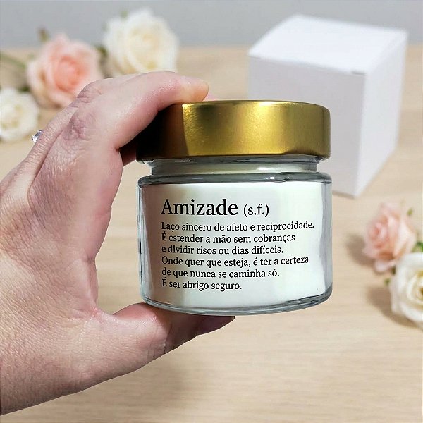 Vela Aromática Amizade - Cereja & Avelã