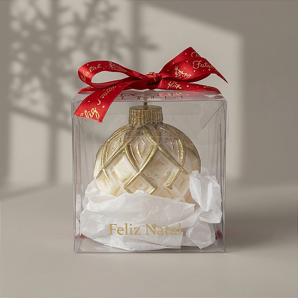 Vela Decorativa Bola de Natal - Coleção de Natal