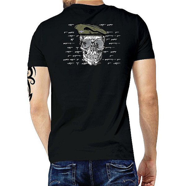 Camiseta Grey Soldier - Preta
