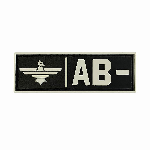Patch Tipo Sanguíneo AB- Rapina Militar