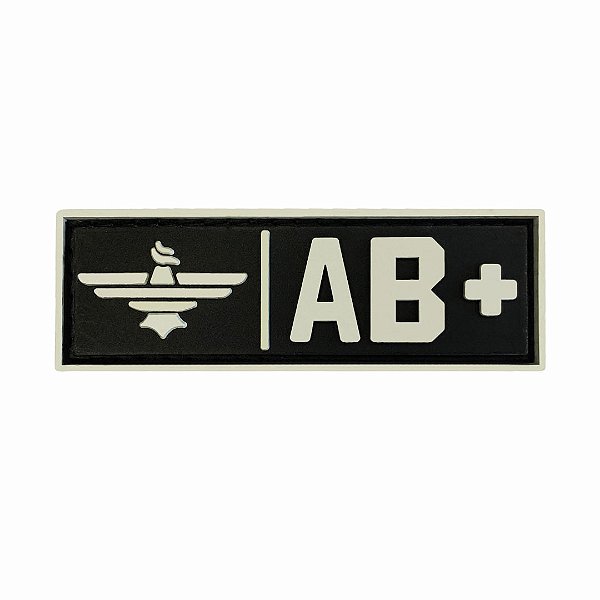 Patch Tipo Sanguíneo AB+ Rapina Militar