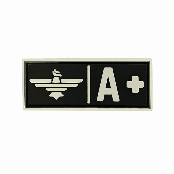 Patch Tipo Sanguíneo A+ Rapina Militar