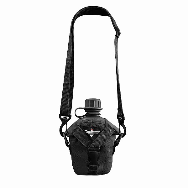 Kit Porta Cantil e Cantil Endurance Rapina Militar - Preto