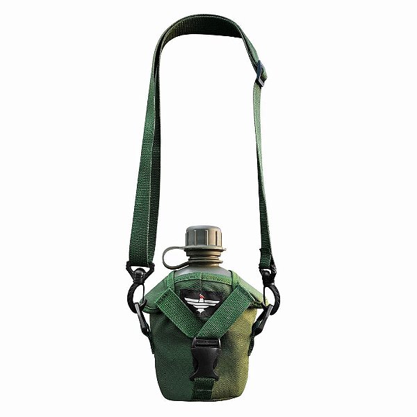 Kit Porta Cantil e Cantil Endurance Rapina Militar - Verde Oliva