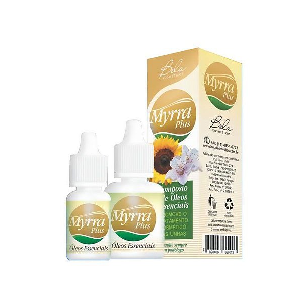 Myrra Plus Fortalecedor e Restaurador de Unhas 20ml