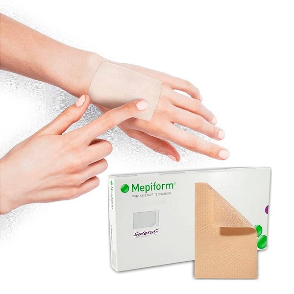 Curativo Mepiform Silicone para Quelóides e Cicatrizes 4x30cm