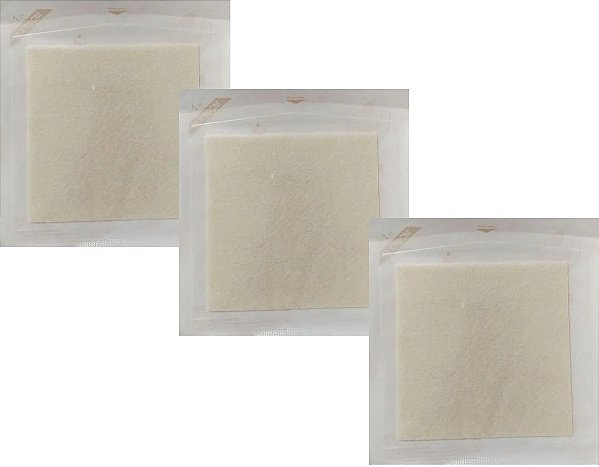 Kit 3 Curativos Alginato de Cálcio 10x10cm Kangli Sorb Vitamedical