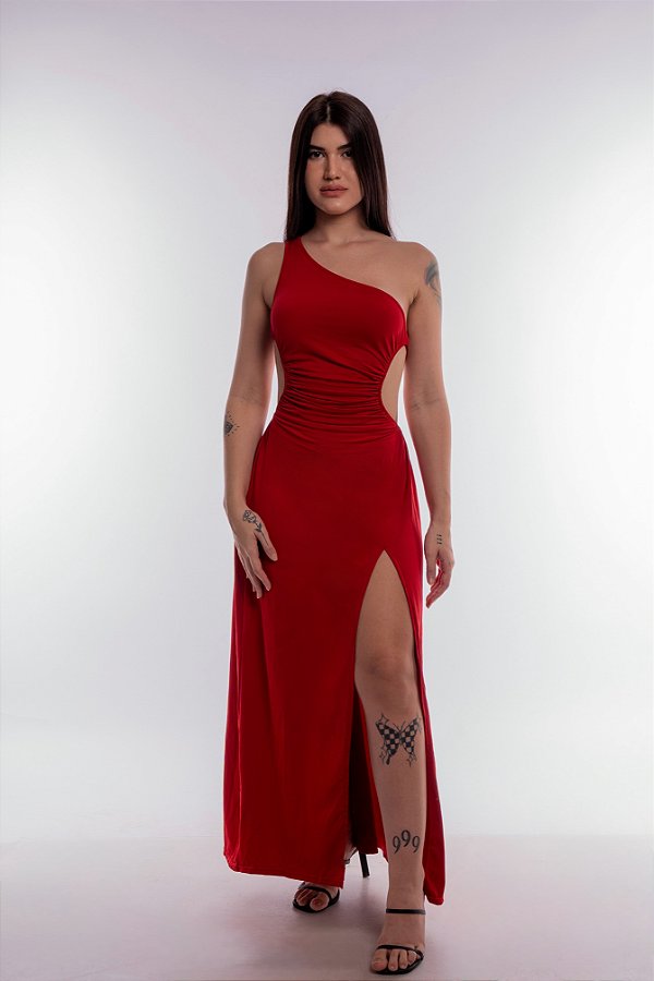 Vestido Isabel vermelho