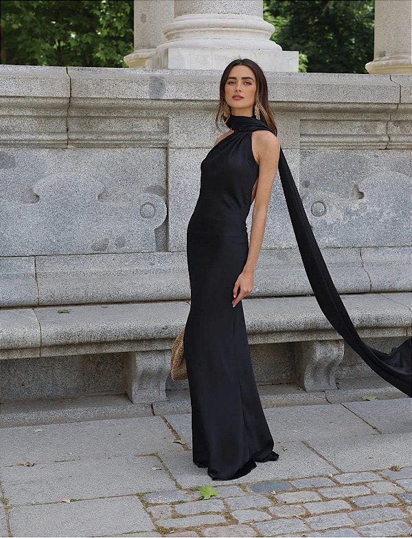 Vestido Martina preto