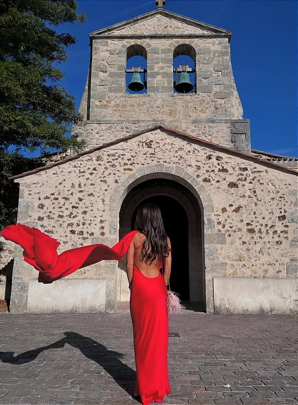 Vestido Martina vermelho