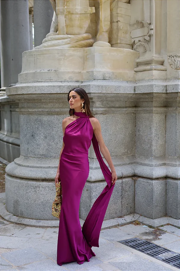 Vestido Martina Fúcsia