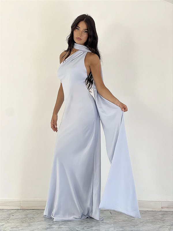 Vestido Martina azul claro