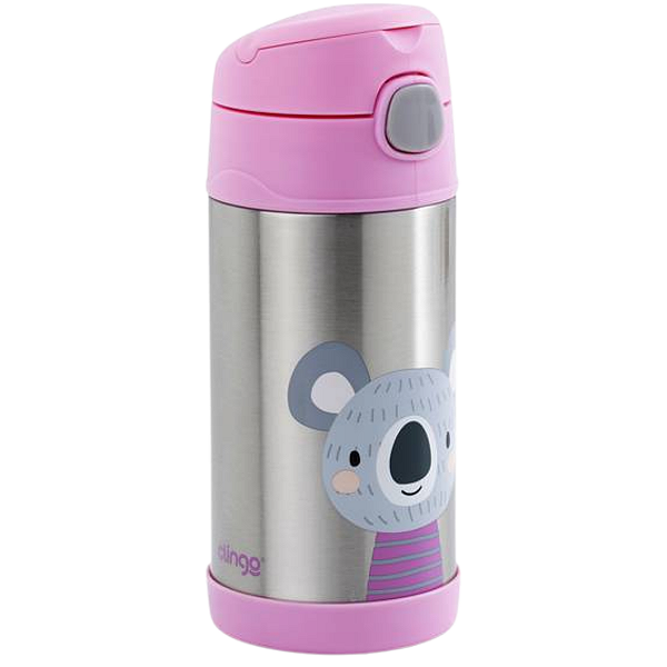 Garrafa Termica Infantil Inox Dupla Camada Coala Clingo