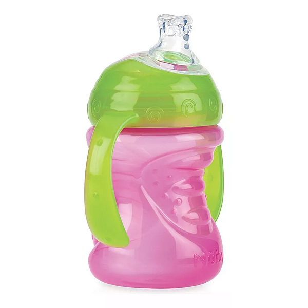 Copo Transição com Alça Bico Silicone Antivazamento 240ml