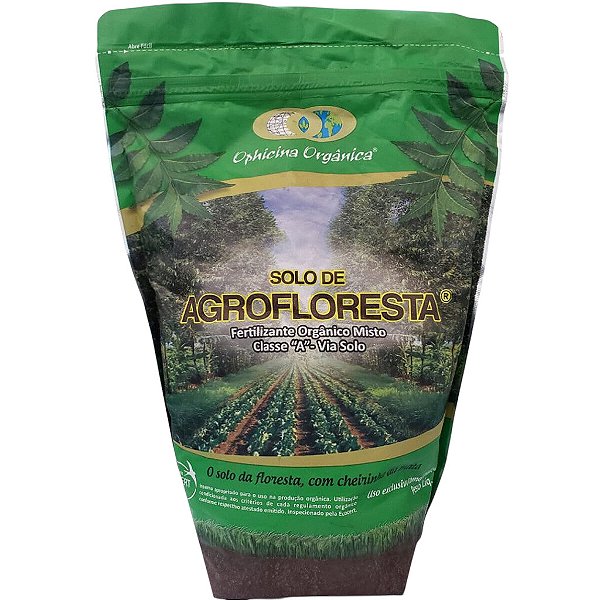 Terra Orgânica Da Floresta Com Cheiro De Mata Virgem 1kg