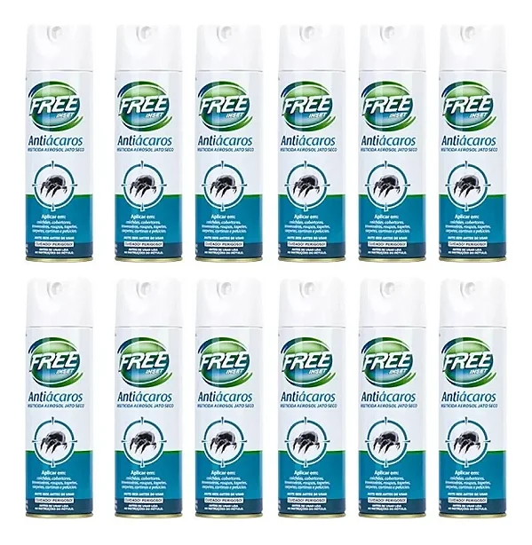 Free Inset Anti Acaros- Interrompe O Ciclo Biológico 12 Un