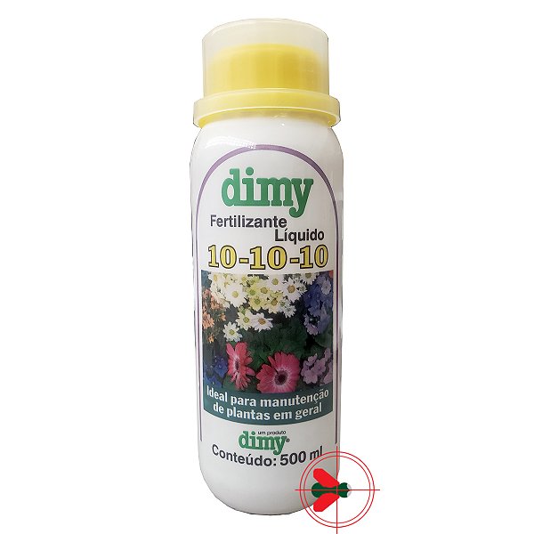 Fertilizante Líquido 10-10-10 Manutenção Plantas Dimy 500ml