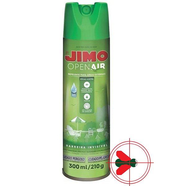 Jimo Open Air 300Ml - Repelente Para Áreas Externas