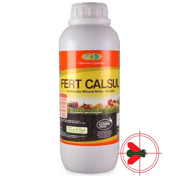 Fertilizante Calsul Calda Sulfocálcica Mineral Misto Via Solo 1 Lt