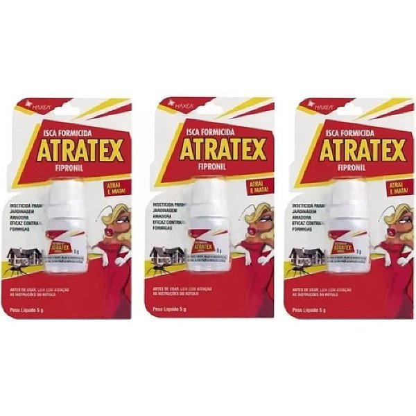 Kit Com 3 Atratex Isca Para Formiga Doceira Vermelha