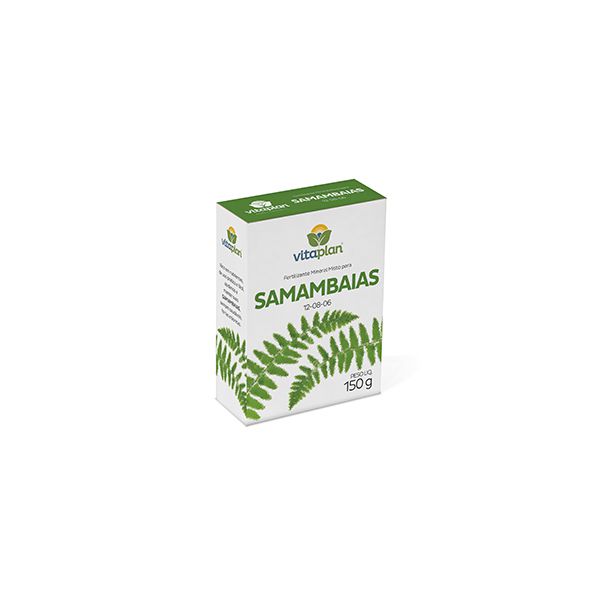 Fertilizante Mineral Misto Samambaias 12-08-06 Vitaplan 150g