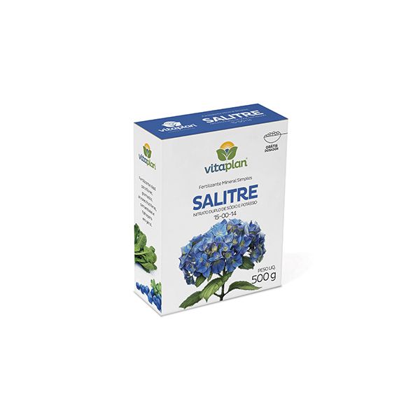 Fertilizante Mineral Simples Salitre 15-00-14 Vitaplan 500g