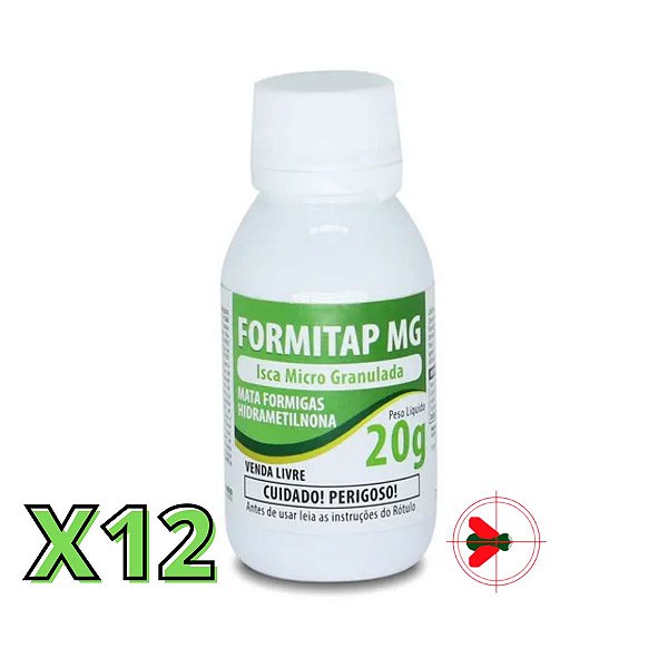 Kit Anti Formigas Doceiras Formitap Mg 20g 12 Un