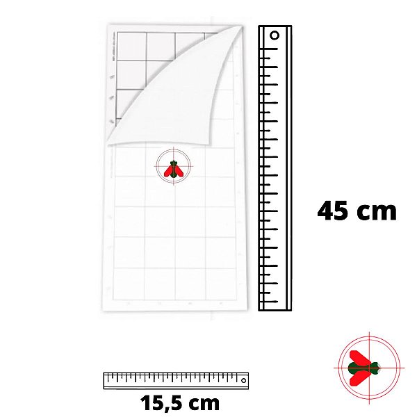 Kit 5 Refis 45 X 15,5 Cm Armadilha Luminosa Insetos Voadores