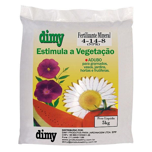 Fertilizante Mineral Misto 04-14-08 Npk Dimy 5kg