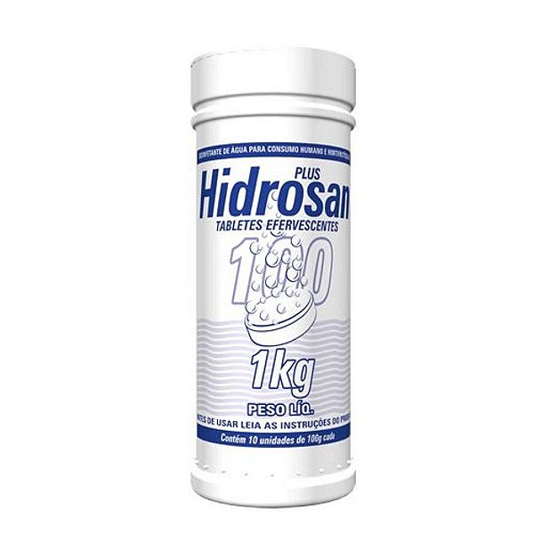 Hidrosan Efervescente Desinfecção Hortifrutícolas E Água 1kg