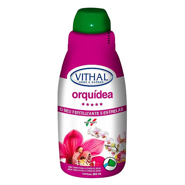Fertilizante Líquido Para Orquídeas Vithal 250ml