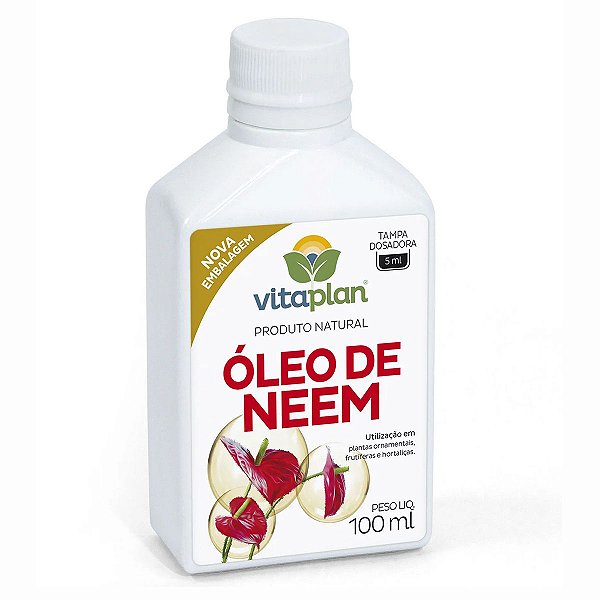 Óleo De Neem Concentrado Repelente Natural Vitaplan 100ml