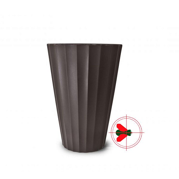 Vaso Creta Conico 24 Tabaco