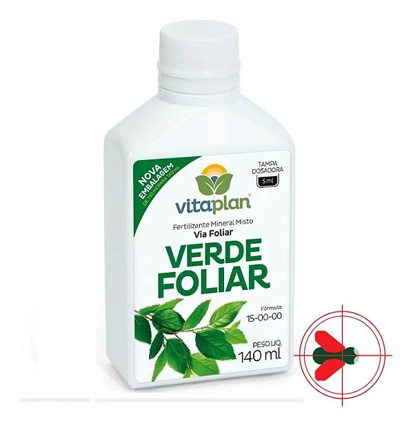 Fertilizante Verde Foliar Vitaplan 140ml