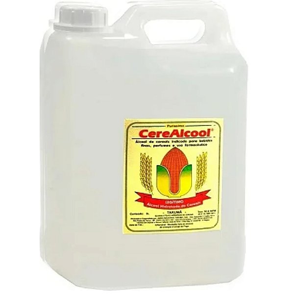 Cerealcool - Álcool De Cereais Com Dna, Perfumaria - 5 Lt