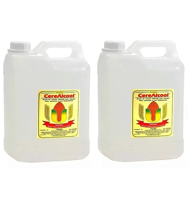 2 Cerealcool - Álcool De Cereais Com Dna, Perfumaria - 10 Lt