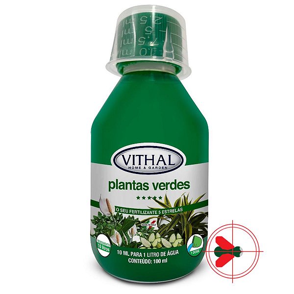 Fertilizante Vithal Plantas Verdes 100ml