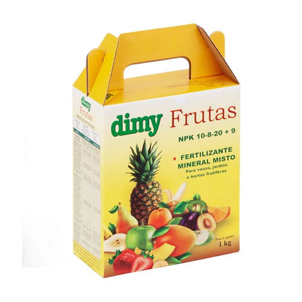 Fertilizante Mineral Misto Dimy Frutas (NPK 10-8-20 + 9) 1kg