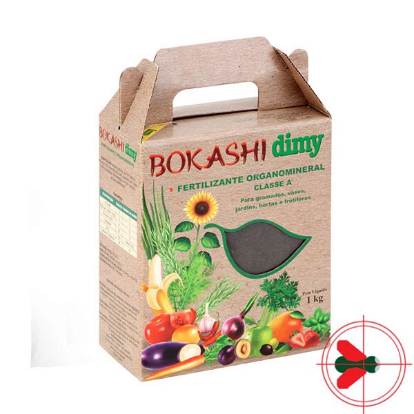 Fertilizante Bokashi Organomineral Classe A Dimy 1kg